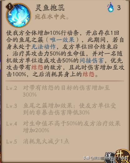 阴阳师小白和聆海金鱼姬先练谁?先给谁升技能？