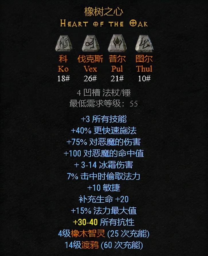 暗黑2谜团符文之语（常用符文之语合成介绍）  第7张