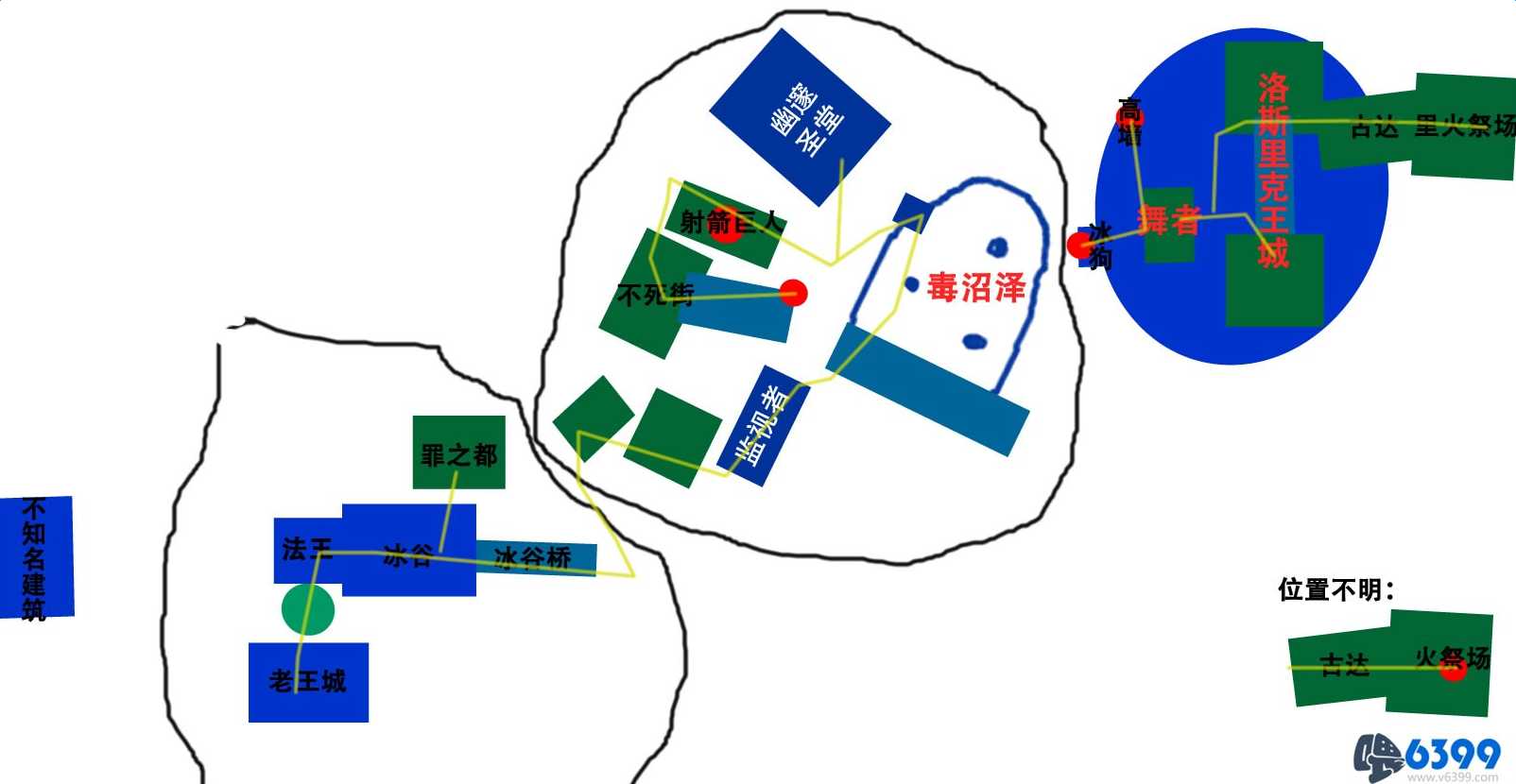 黑魂3地图顺序和位置（2022黑暗之魂3世界地图路线分享）--第1张