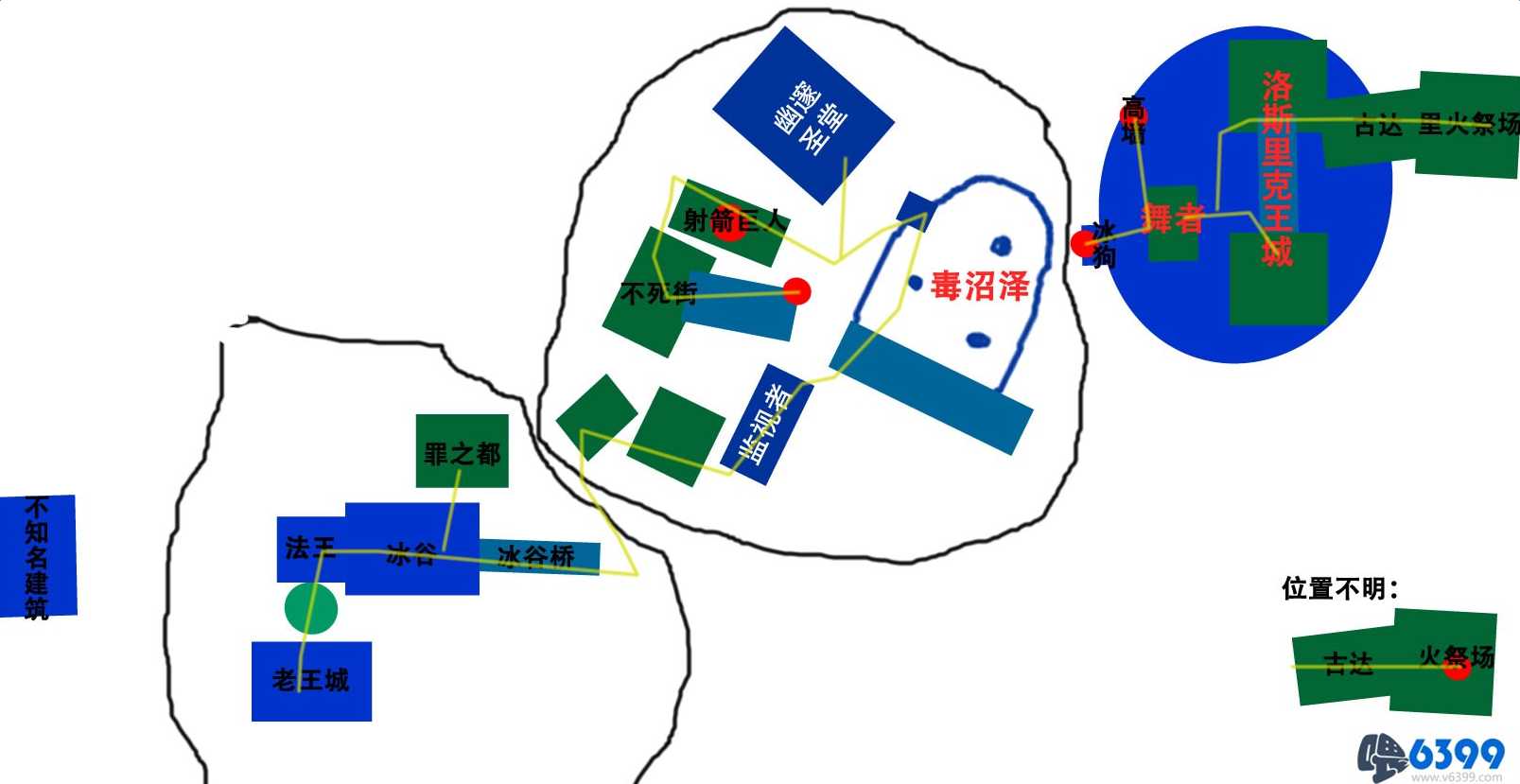 黑魂3地图顺序和位置（2022黑暗之魂3世界地图路线分享）--第2张