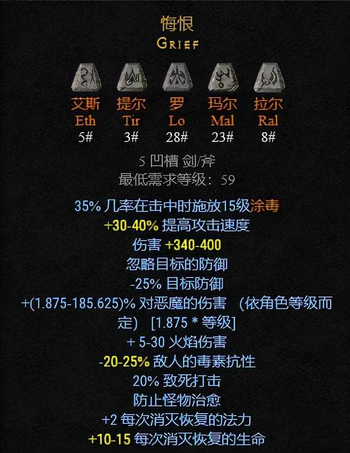 暗黑破坏神2精神符文之语（暗黑2常用符文之语）--第8张