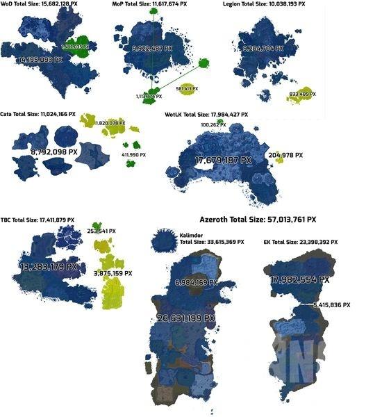 魔兽世界地图有多大面积（魔兽世界艾泽拉斯地图真实大小）--第4张