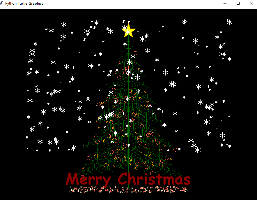 2022年python圣诞树可复制代码大全分享