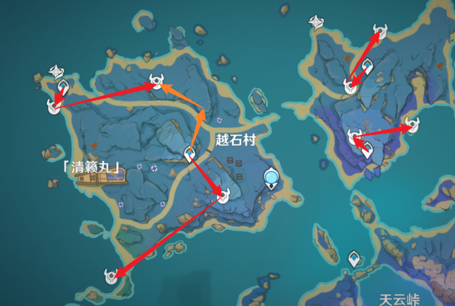 《原神》冬极白星突破材料采集路线攻略