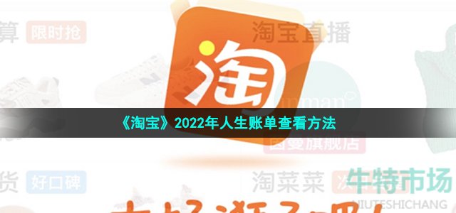 《淘宝》2022年人生账单查看方法