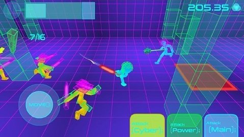 Stickman Neon Warriors: Sword Fighting