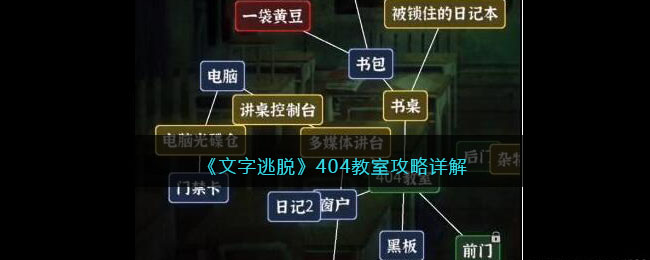 《文字逃脱》404教室攻略详解