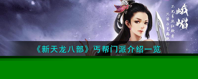 《新天龙八部》丐帮门派介绍一览