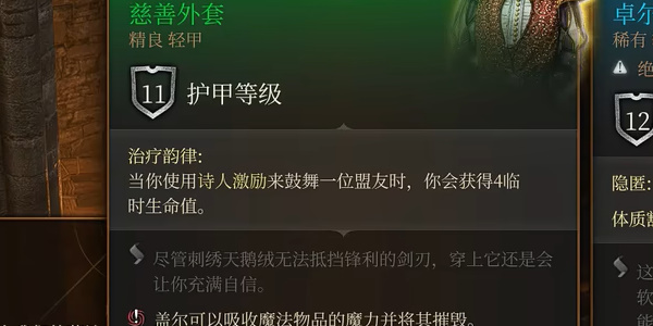 博德之门3慈善外套怎么获取