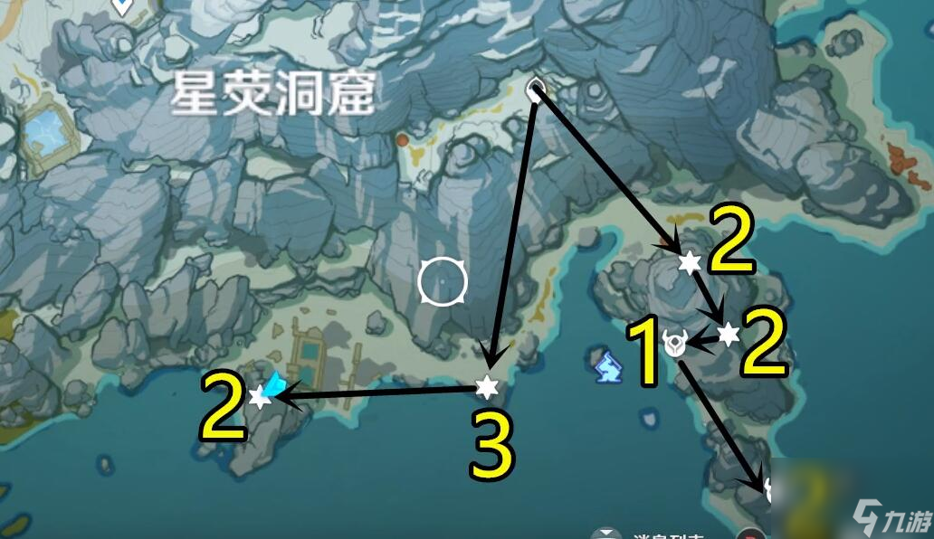 原神星银矿石分布图